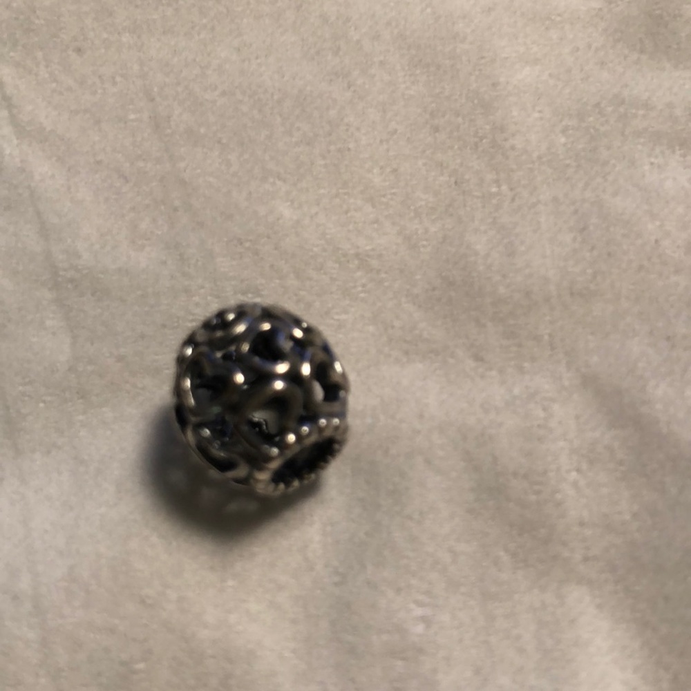 Pandora sterling bead - heart